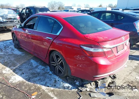 2016 Honda Accord Sport from USA, damaged, VIN 1HGCR2F5XGA096551